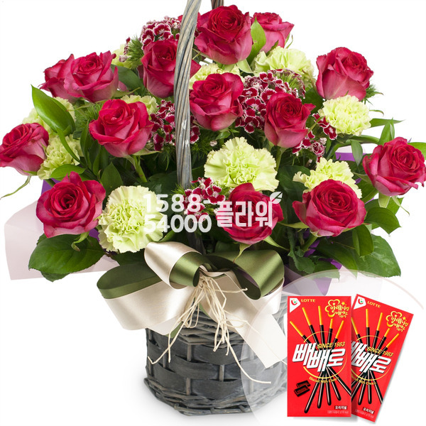 빼빼로꽃바구니GF-330